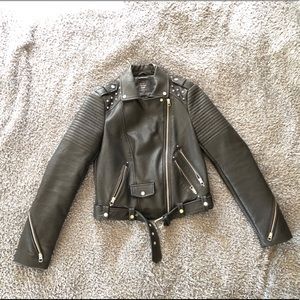 Leather jacket